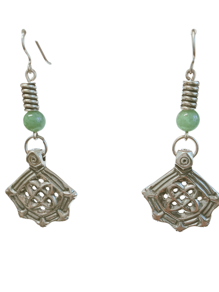 SECOND HAND Kanteletar korvakorut, hopeaa HARVINAINEN!