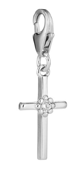 ENNAKOTILAUS Lumoava Daisy risti Charm , kullattua/ hopea