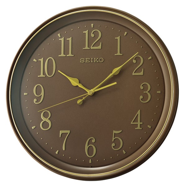 Seiko sein&auml;kello, 2 v&auml;ri&auml;  (ruskea JA vaalea)