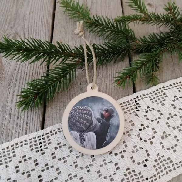 L&auml;mmin syd&auml;n-joulukoriste