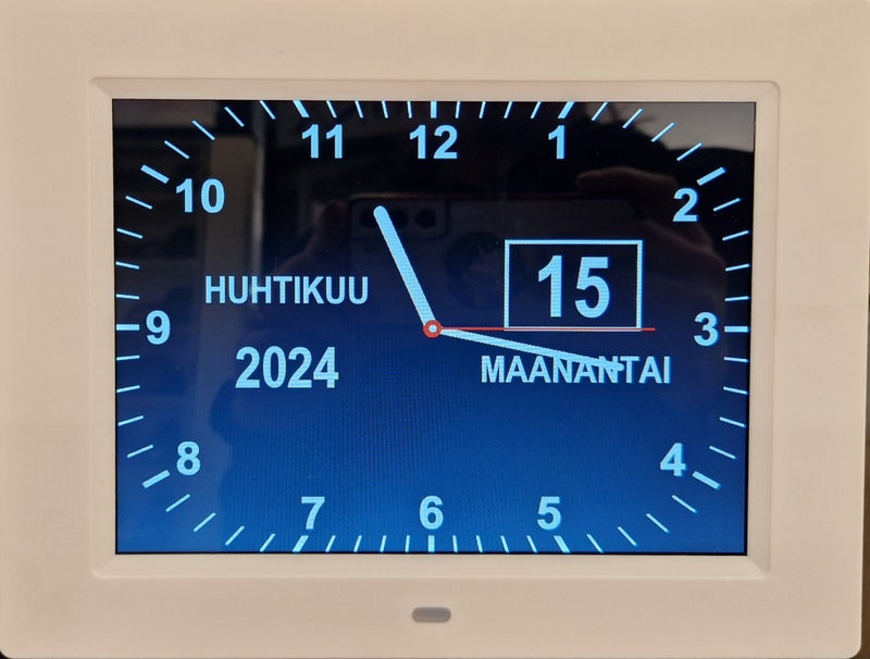 "Dementiakello" / seniorikello arjen avuksi