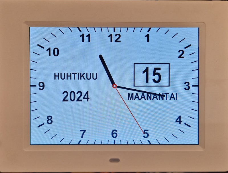 "Dementiakello" / seniorikello arjen avuksi