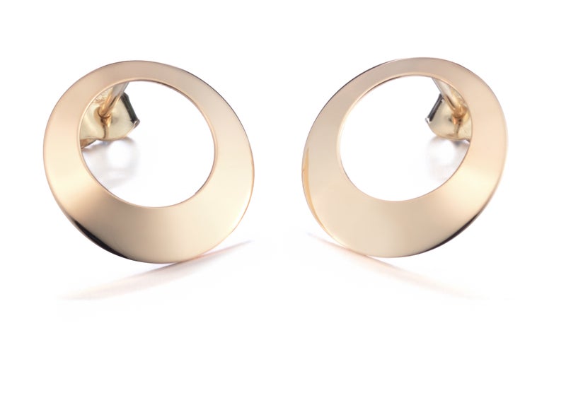 Salaisuus-korvakorut, keltakultaa
