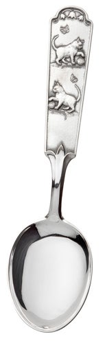 Kummilusikka Kissat, hopeaa