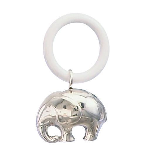 Hopeoitu norsu-helistin